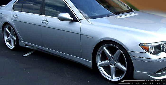 Custom BMW 7 Series  Sedan Side Skirts (2002 - 2008) - $650.00 (Part #BM-018-SS)